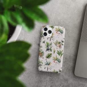Wild Animal   ジャングルの葉とモノグラム iPhone 16 Pro Maxケース