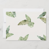 Wild Animal Baby Announcement Card 案内状 (裏面)