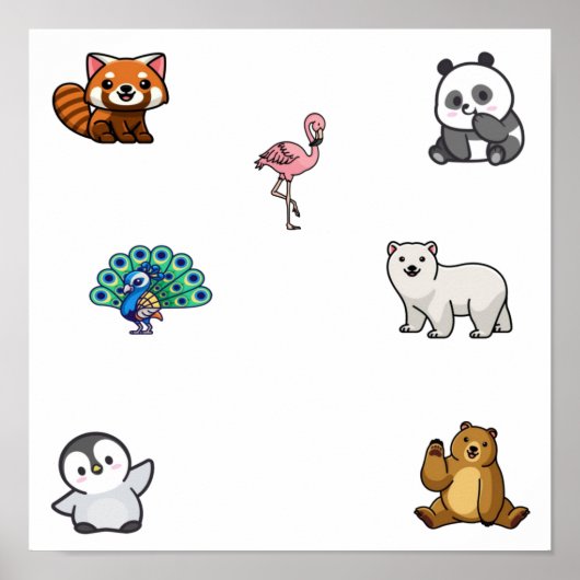 Wild animal collection ポスター (正面)