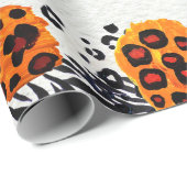 Wild animal mix seamless pattern. Jaguar, leopard, ラッピングペーパー (ロールコーナー)