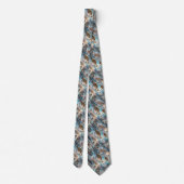 Wild Animal Print Opal Spotted Neck Tie ネクタイ (裏面)