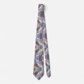 Wild Animal Print Opal Spotted Neck Tie ネクタイ (正面)