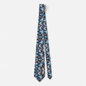 Wild Animal Print Opal Spotted Neck Tie ネクタイ (正面)