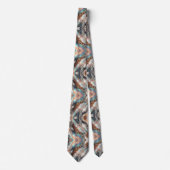 Wild Animal Print Opal Spotted Neck Tie ネクタイ (正面)