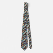 Wild Animal Print Opal Spotted Neck Tie ネクタイ (正面)