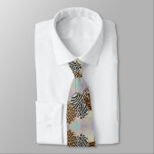 Wild Animal Print Opal Spotted Neck Tie ネクタイ (タイ)