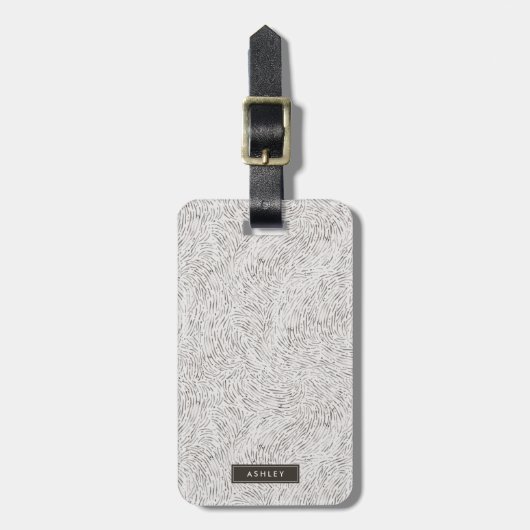 Wild Animal Skin Pattern ラゲッジタグ (正面縦)