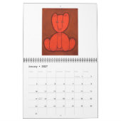 Wild Animals 2021 Calendar from Denis Gaston Art カレンダー (1月 2027)