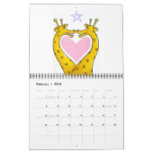 Wild Animals 2021 Calendar from Denis Gaston Art カレンダー (2月 2026)