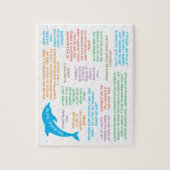 Wild Animals Fun Facts Adults & Kids ジグソーパズル (縦)