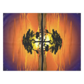 Wild Animals on African Savanna Sunset テーブルクロス (正面(横))