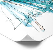 Wild Apple | Haute Couture Fashion Sketch ポスター (角)