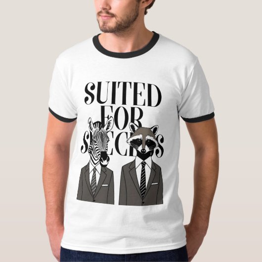 Wild at Heart: The Suited Elite Tee Tシャツ (正面)