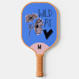 Wild At Heart Whimsical Blue Pickleball Paddle ピックルボールラケット