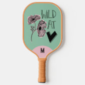 Wild At Heart Whimsical Minty Green ピックルボールラケット (裏面)