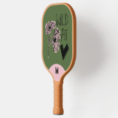Wild At Heart Whimsical Pink Pickleball Paddle  ピックルボールラケット (左)