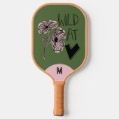 Wild At Heart Whimsical Pink Pickleball Paddle  ピックルボールラケット (裏面)
