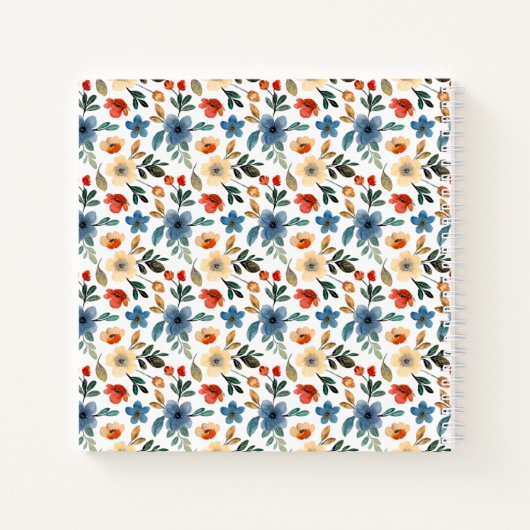 Wild Autumn Flowers ノートブック (裏面)