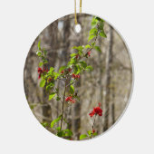 Wild Azalea Bush at Smoky Mountains セラミックオーナメント (左)