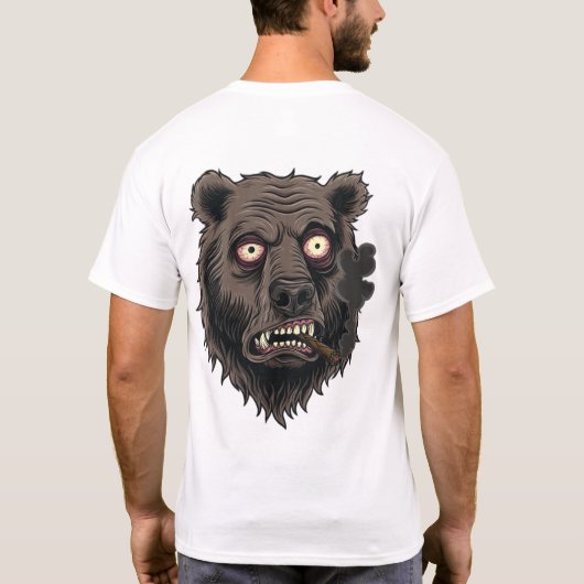 Wild Bear Smoky Aura Tシャツ (裏面)