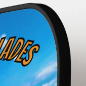 Wild Beauty Untamed Peace Everglades Scenic ピックルボールラケット (左詳細)