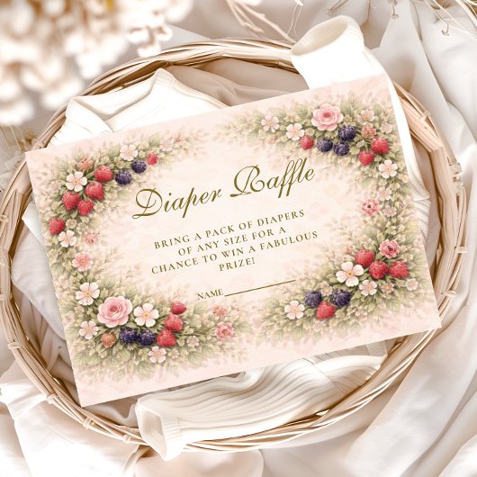 Wild Berry Garden Diapper Raffle エンクロージャーカード