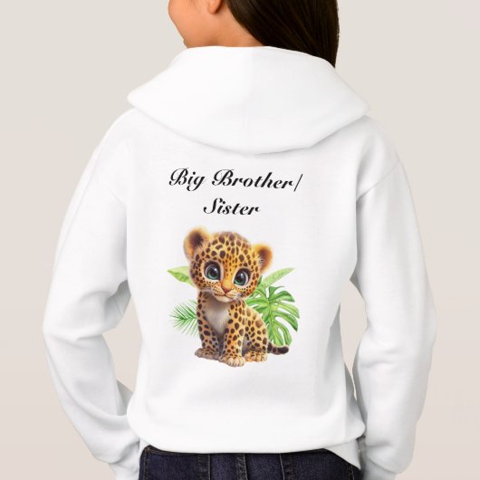 Wild Big Brother Sister Leopard Sweatshirt (裏面)