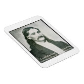 Wild Bill' Hickok （写真b/w） マグネット (右側)
