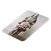 Wild Bill' Hickok (1837-76) (b/w写真) マグネット (左側)