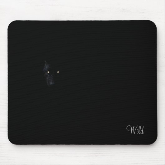 Wild Black Jaguar Mousepad マウスパッド (正面)