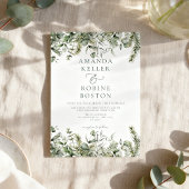 Wild Botanical Wedding Invitation 招待状