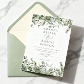 Wild Botanical Wedding Invitation 招待状