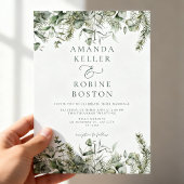 Wild Botanical Wedding Invitation 招待状