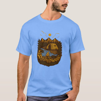 WILD CAMP ガール Tシャツ