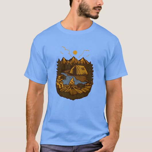 WILD CAMP ガール Tシャツ (正面)