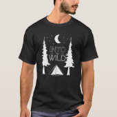 Wild Camping Wilderness Backpacking Tシャツ (正面)