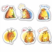Wild Cat Stickersシリーズ#2 シール (正面)