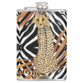Wild Cheetah  フラスク (正面)