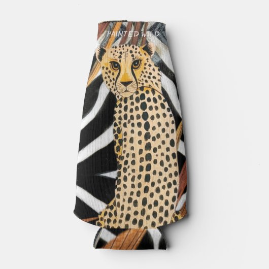 Wild Cheetah Cooler ボトルクーラー (正面)