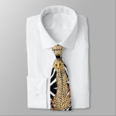 Wild Cheetah Neck Tie ネクタイ (タイ)
