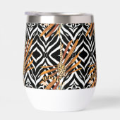 Wild Cheetah Wine Tumbler – African Wildlife Art  (右面)