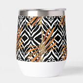 Wild Cheetah Wine Tumbler – African Wildlife Art  (左面)