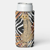Wild Cheetah Wine Tumbler – African Wildlife Art  スリム缶クーラー (Seltzer裏面)