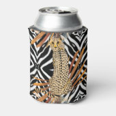 Wild Cheetah Wine Tumbler – African Wildlife Art  缶クーラー (缶裏面)