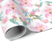 Wild cherry blossom blooming garden ラッピングペーパー (ロールコーナー)