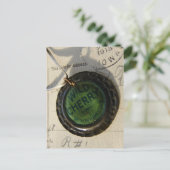 Wild Cherry Bottle Cap Necklace Still Life  ポストカード (スタンド正面)