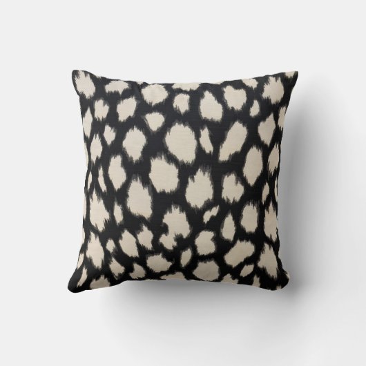 Wild Chic Leopard Pattern Pillow クッション (裏面)