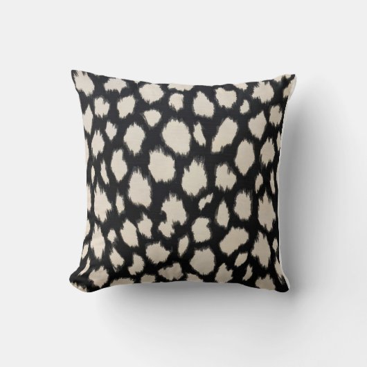 Wild Chic Leopard Pattern Pillow クッション (正面)
