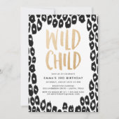 Wild Child | バースデーパーティーの招待状 招待状 (正面)