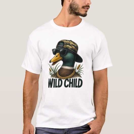 Wild Child Country Western Duck Tシャツ (正面)